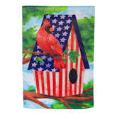 Evergreen Enterprises - Flag Patriotic Cardinal Birdhouse