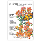 Botanical Interests, Inc. - Milkweed Butterfly Flower Seeds - Southern Agriculture 
