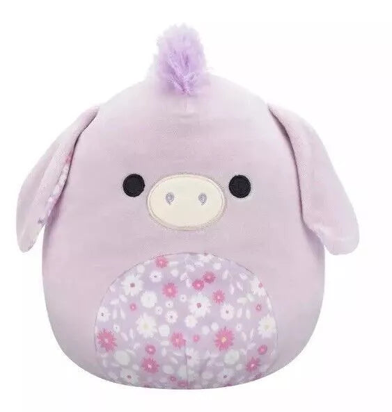 Authentic Street Signs - Squishmallow Plush Delzi the Donkey Floral