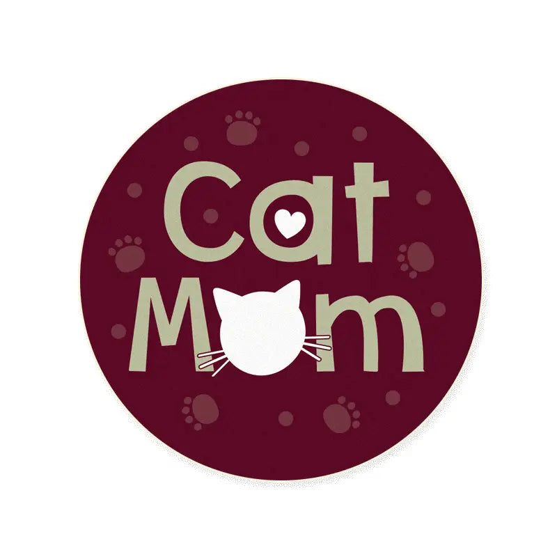 Dog Speak - Car Coaster Cat Mom