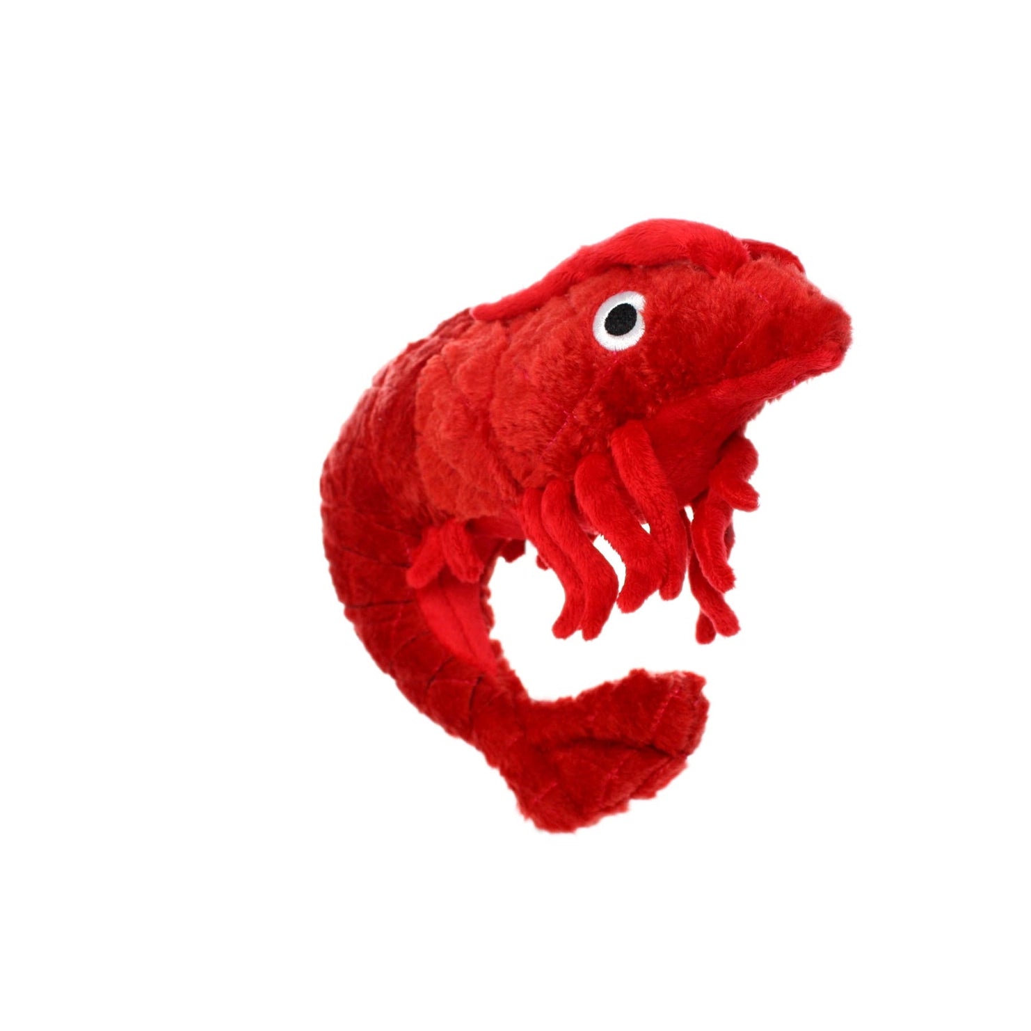 Tuffy Dog Toys - Mighty Ocean Prawn Plush Squeaky Durable Toy