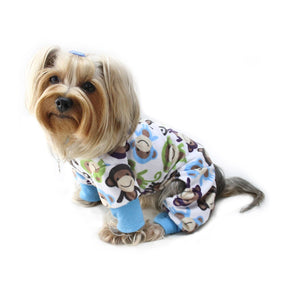 Klippo Pet - Pajamas Ultra Soft Plush Minky Monkey