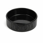 Park Life Designs - Classic "Food" Black Pet Bowl