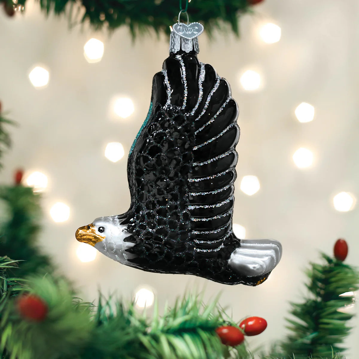Old World Christmas - Eagle In Flight Ornament - Southern Agriculture 