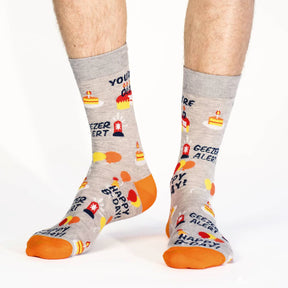 Good Luck Sock - Happy Birthday Geezer