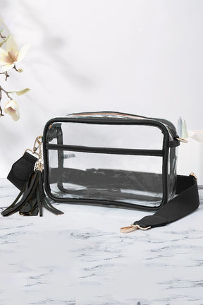 Hana - Clear PU Cross Body Camera Bag