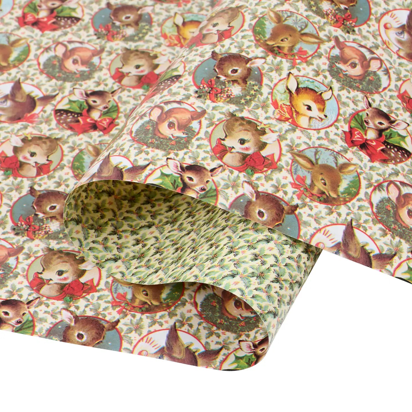 Primitives by Kathy - Gift Wrap Retro Deer