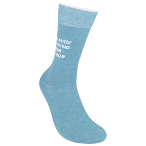 Funatic - Socks I'm Silently Correcting Your Grammar