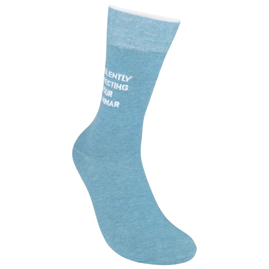 Funatic - Socks I'm Silently Correcting Your Grammar