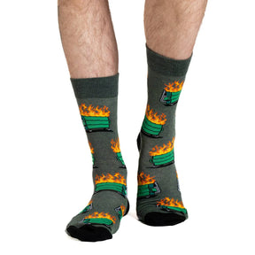 Good Luck Sock - Dumpster Fire