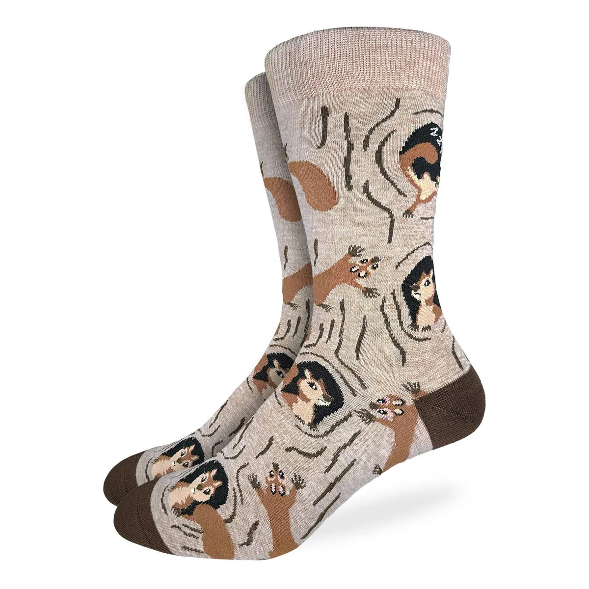 Good Luck Sock - Squirrels in Tree