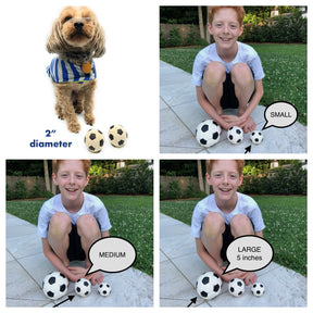 Lanco - Toys -  Dog Toy Soft Squeaky Soccer Ball (Pink)