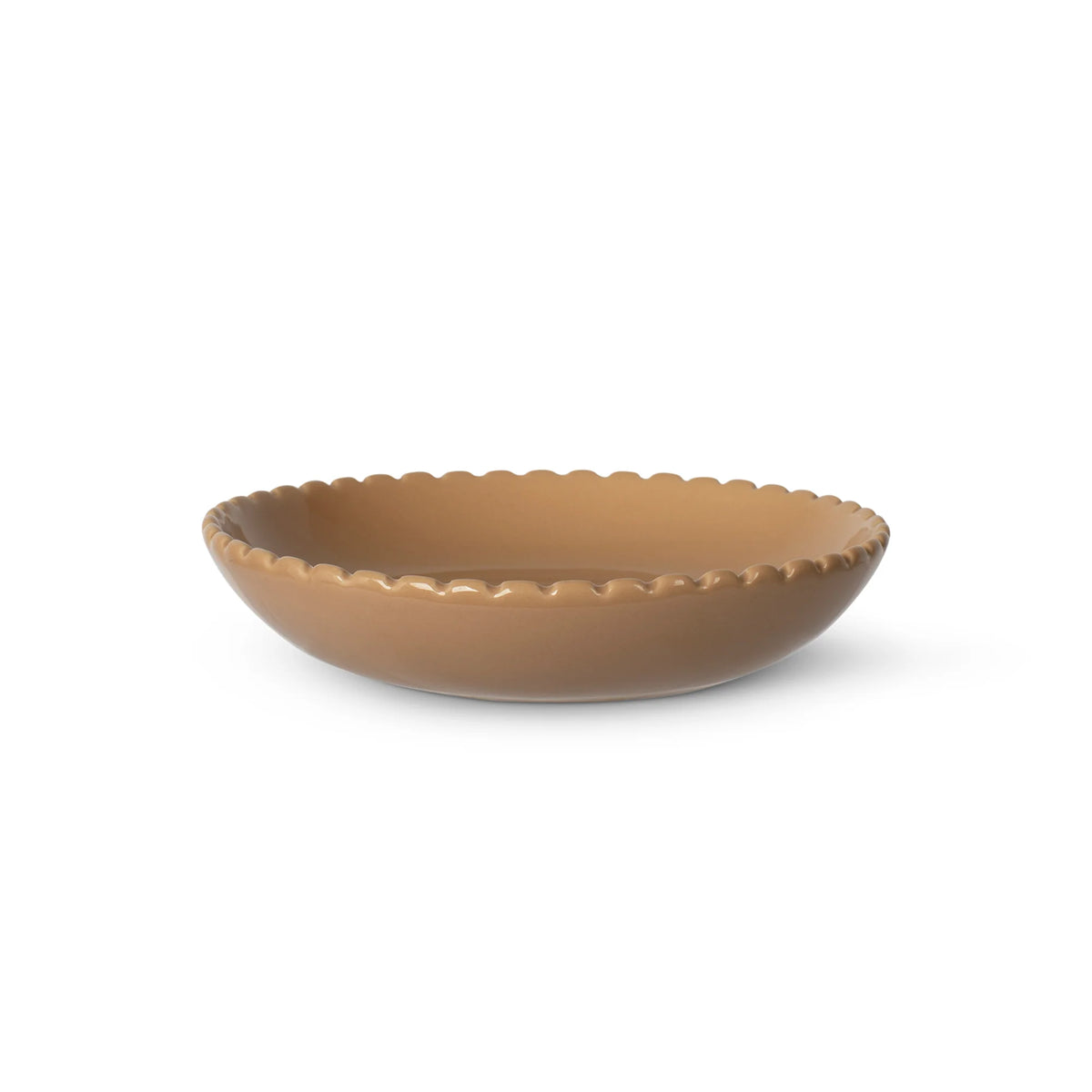 Petshop by Fringe Studio - Cat Saucer Scalloped Brown
