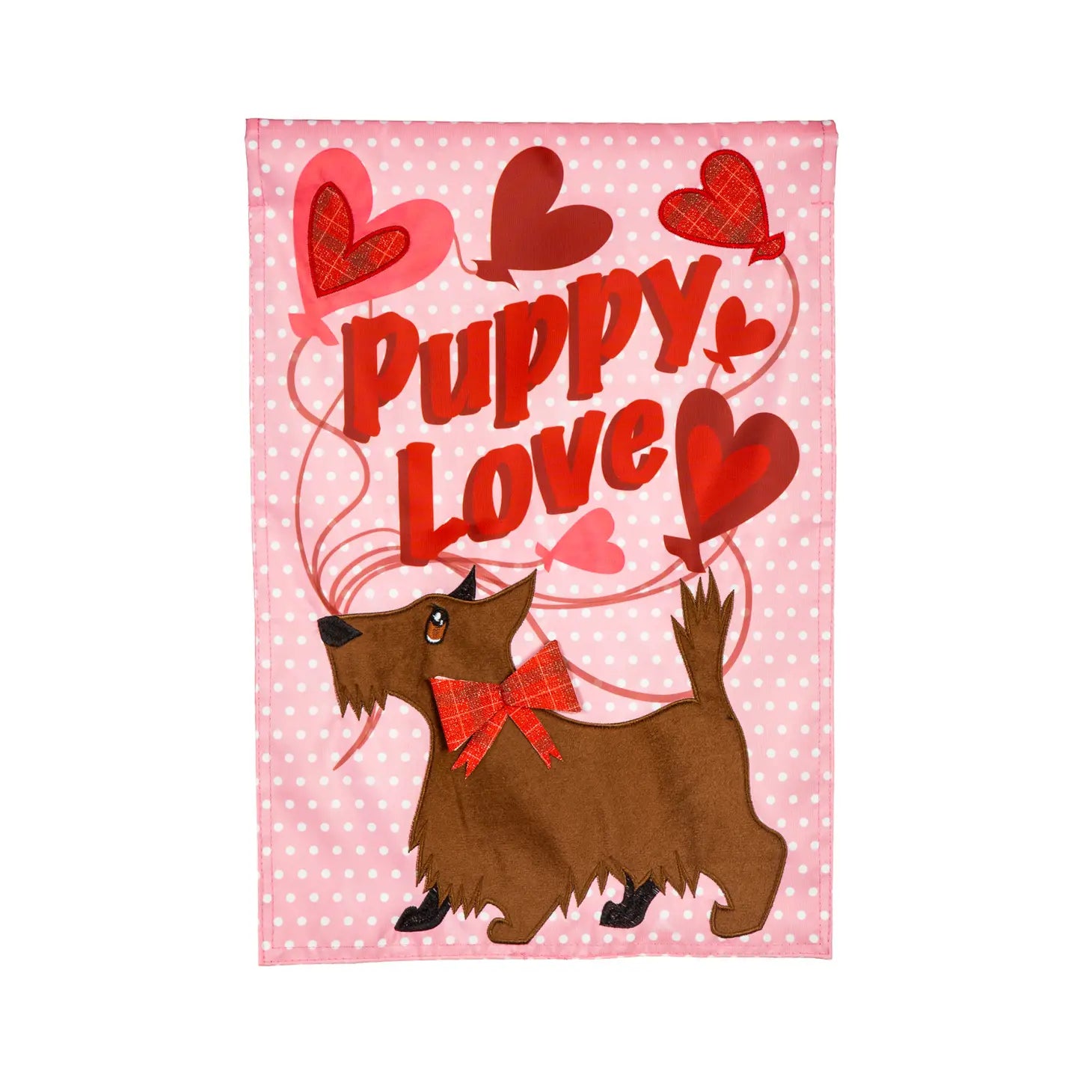 Evergreen Enterprises - Puppy Love Flag - Southern Agriculture 