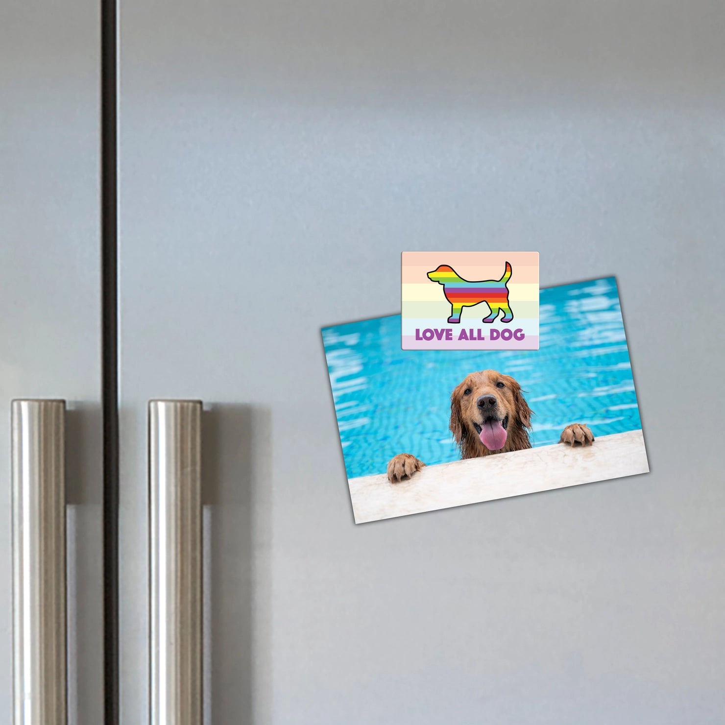 Dog Speak - Magnet Love All Dogs Rectangle
