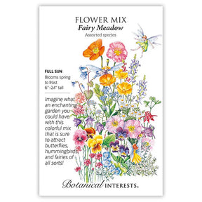 Botanical Interests, Inc. - Flower Mix "Fairy Meadow" Seeds - Southern Agriculture 