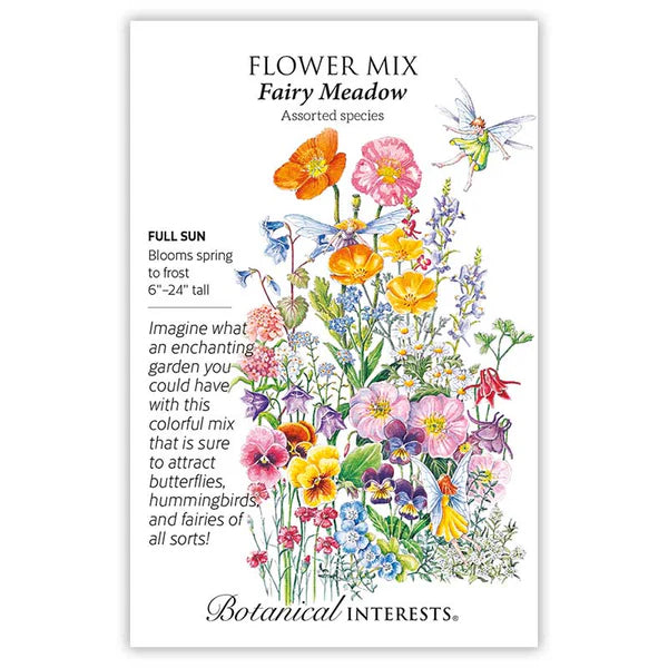 Botanical Interests, Inc. - Flower Mix "Fairy Meadow" Seeds - Southern Agriculture 