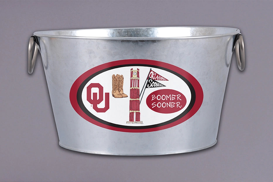 Magnolia Lane - Collegiate Galvanized Bucket