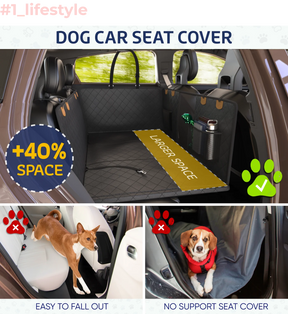 Katziela - Seat Guard Waterproof BackSeat with Mesh Window Storage