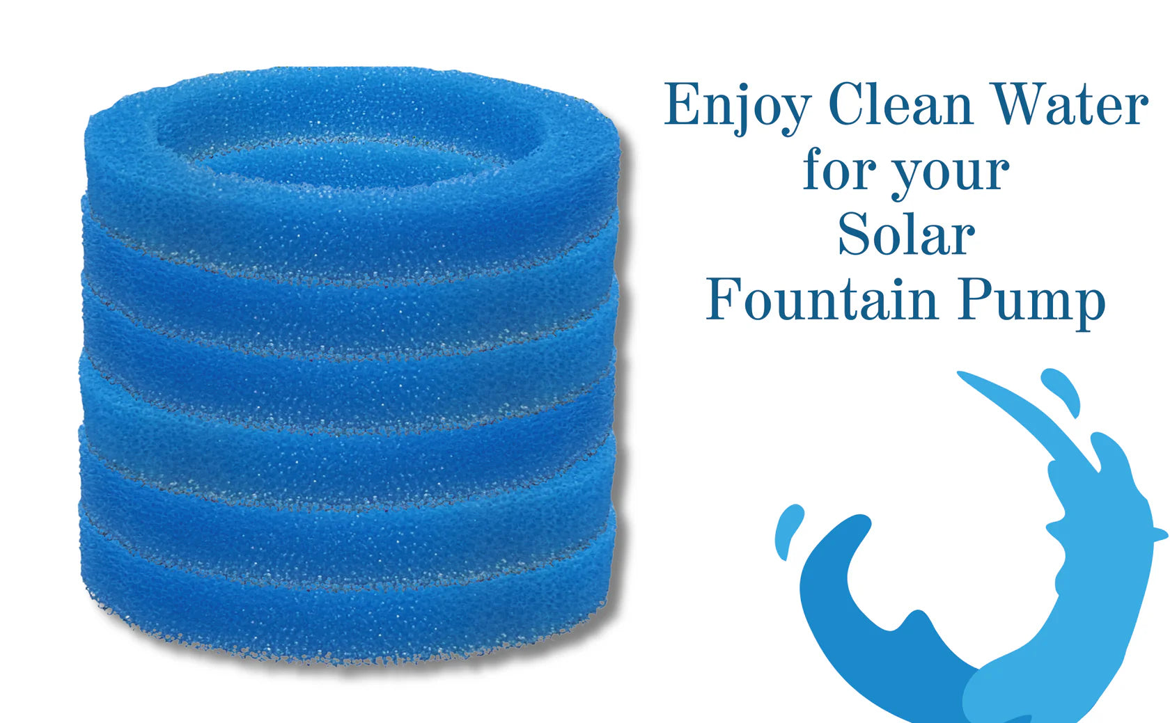 Quackups - Replacement Foam Pre-Filters for Bubbler Bird Bath
