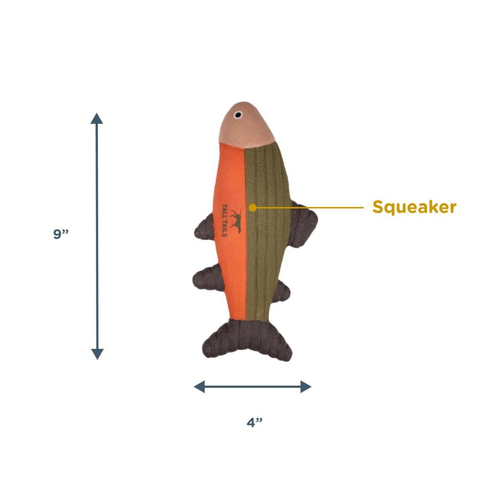 Tall Tails - Fish With Squeaker - Latex - Southern Agriculture 