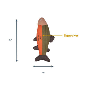 Tall Tails - Fish With Squeaker - Latex - Southern Agriculture 