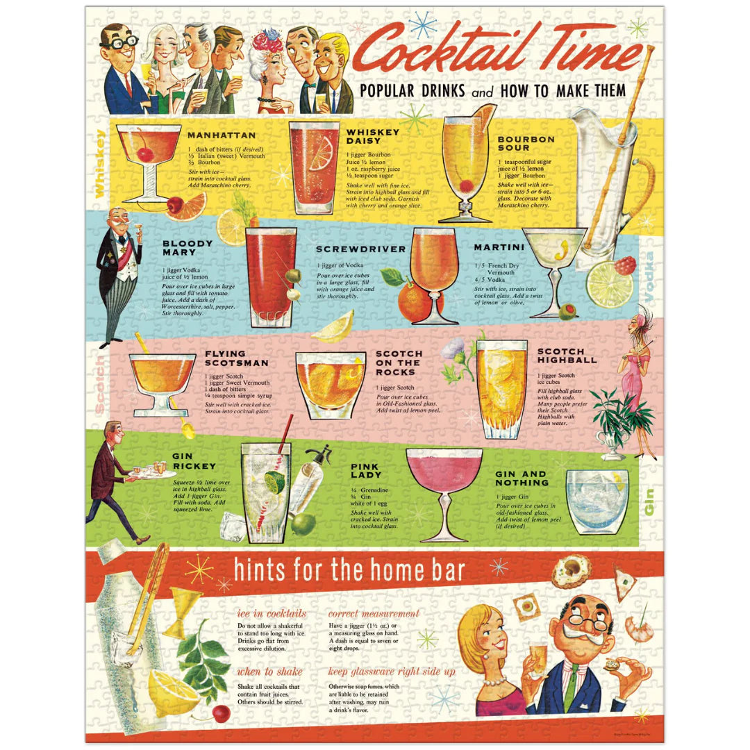 Cavallini & Co. - Puzzle Cocktails - Southern Agriculture 