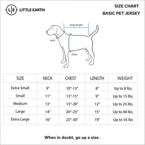 Little Earth Productions - KC Chiefs Basic Pet Jersey