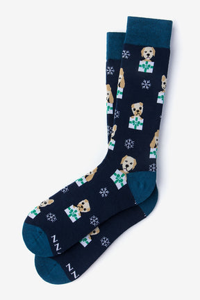 Wild Attire Alynn Socks Santa's Lil' Yelper Large