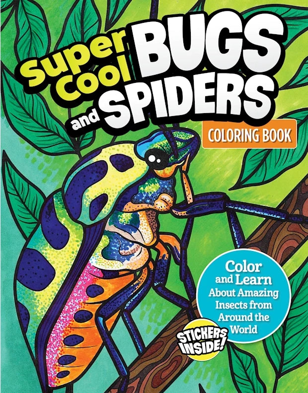 Wellspring- Coloring Book - Super Cool Bugs & Spiders