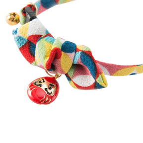 Moon-X USA - Cat Collar Daruma Charm Bowtie