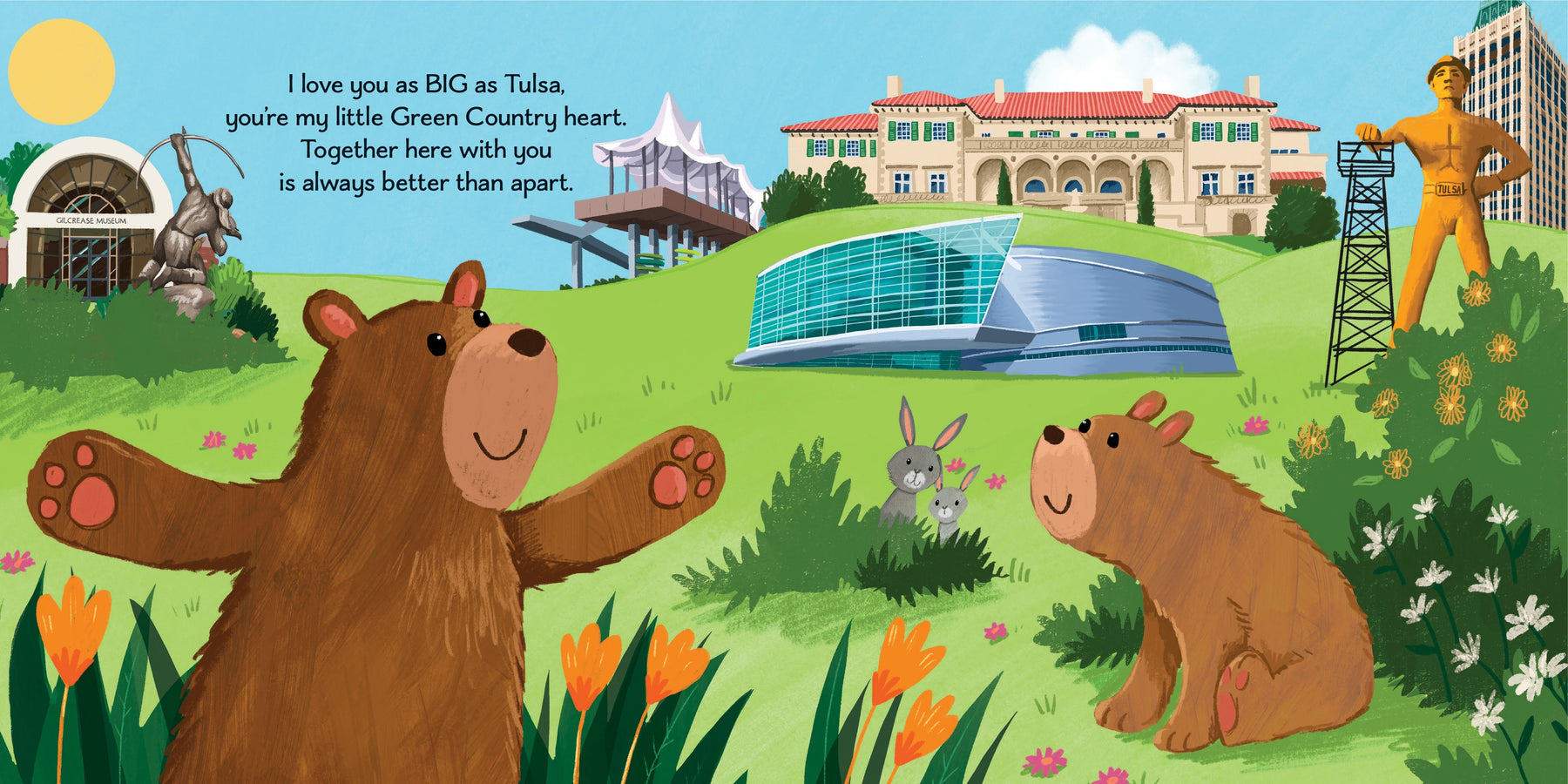 Sourcebooks - I Love You As Big As Tulsa Book