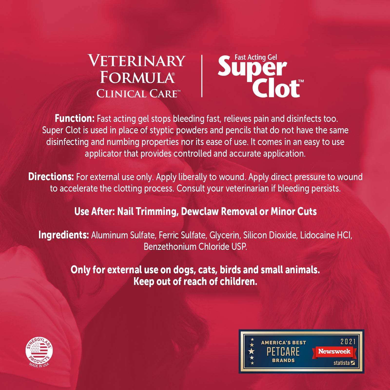 Synergy Labs - Super Clot Fast Acting Gel