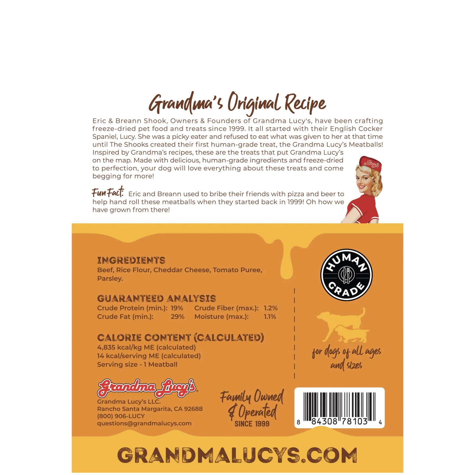 Grandma Lucy's - Dog Treats Cheeseburger