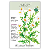 Botanical Interests, Inc. - Feverfew Organic Seeds - Southern Agriculture 
