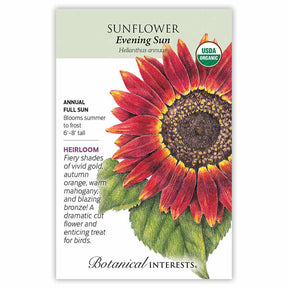 Botanical Interests, Inc. - Evening Sun Sunflower Seeds
