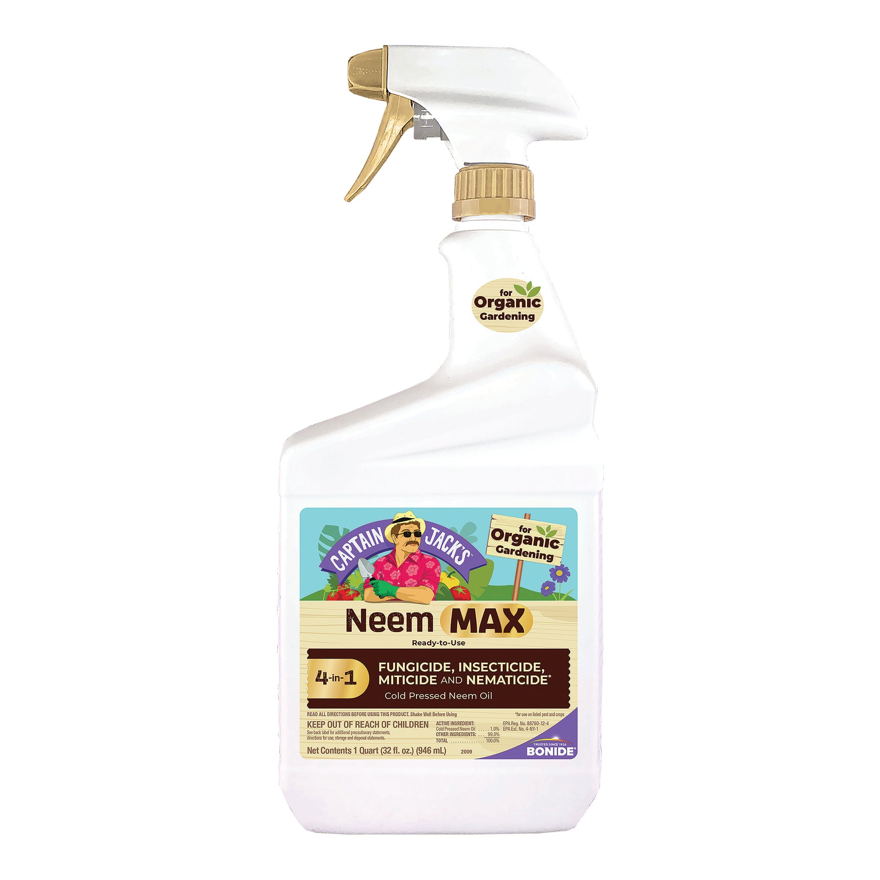 Bonide - CJ Neem Max Ready-To-Use Spray Cold Pressed Neem Oil