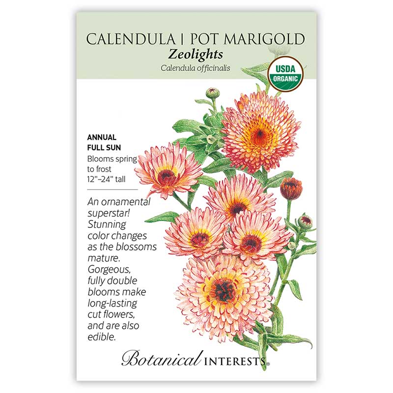 Botanical Interests, Inc. - Zeolights Calendula Seeds - Southern Agriculture 