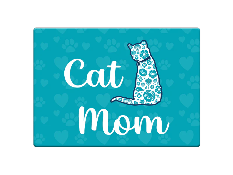 Dog Speak - Magnet Cat Mom