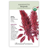 Botanical Interests, Inc. - Burgundy Amaranth Seeds - Southern Agriculture 