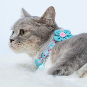 Blueberry Pet - Lovely Cherry & Floral Cat Collars
