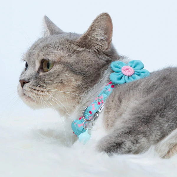 Blueberry Pet - Lovely Cherry & Floral Cat Collars
