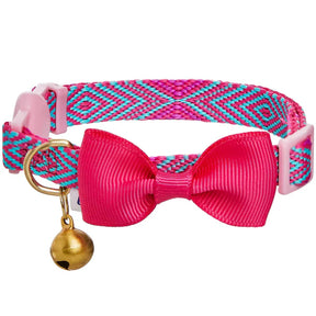 Blueberry Pet - Southwestern Tribal Lozenges Cat Collar