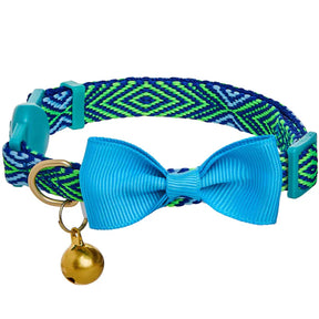 Blueberry Pet - Southwestern Tribal Lozenges Cat Collar