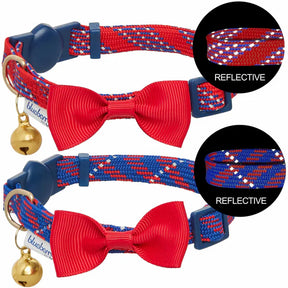 Blueberry Pet - Reflective Striped Cat Collar