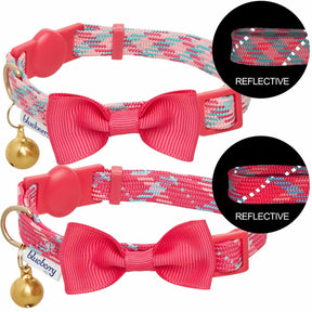 Blueberry Pet - Reflective Striped Cat Collar