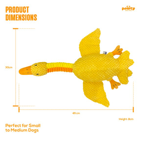 PAWTY Dog Toys - Expandable Duck Interactive Dog Toy