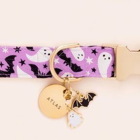 The Foggy Dog - Dog Charm Two Sided For Collar Bat