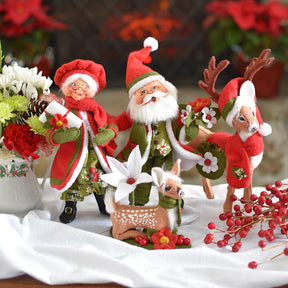 Annalee Dolls - Fawn Winter Blooms