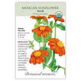 Botanical Interests, Inc. - Sunflower Mexican Torch Organic Seeds
